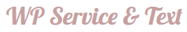 WP Service & Text