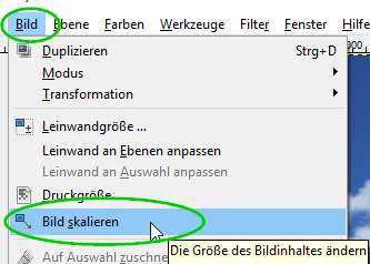 Bild skalieren